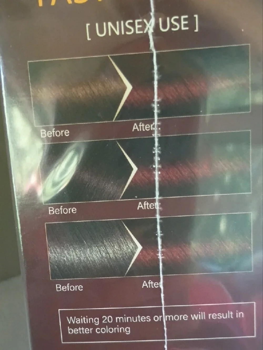 Dark Wine Red Hair Dye Shampoo - Dark Wine Red
